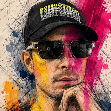 Portrait of Maciej, web developer and designer